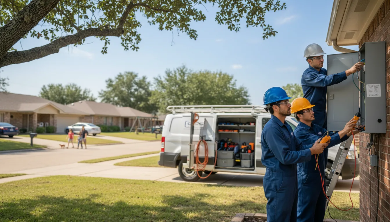 Certified electrician providing emergency electrical services in Atlanta, NE